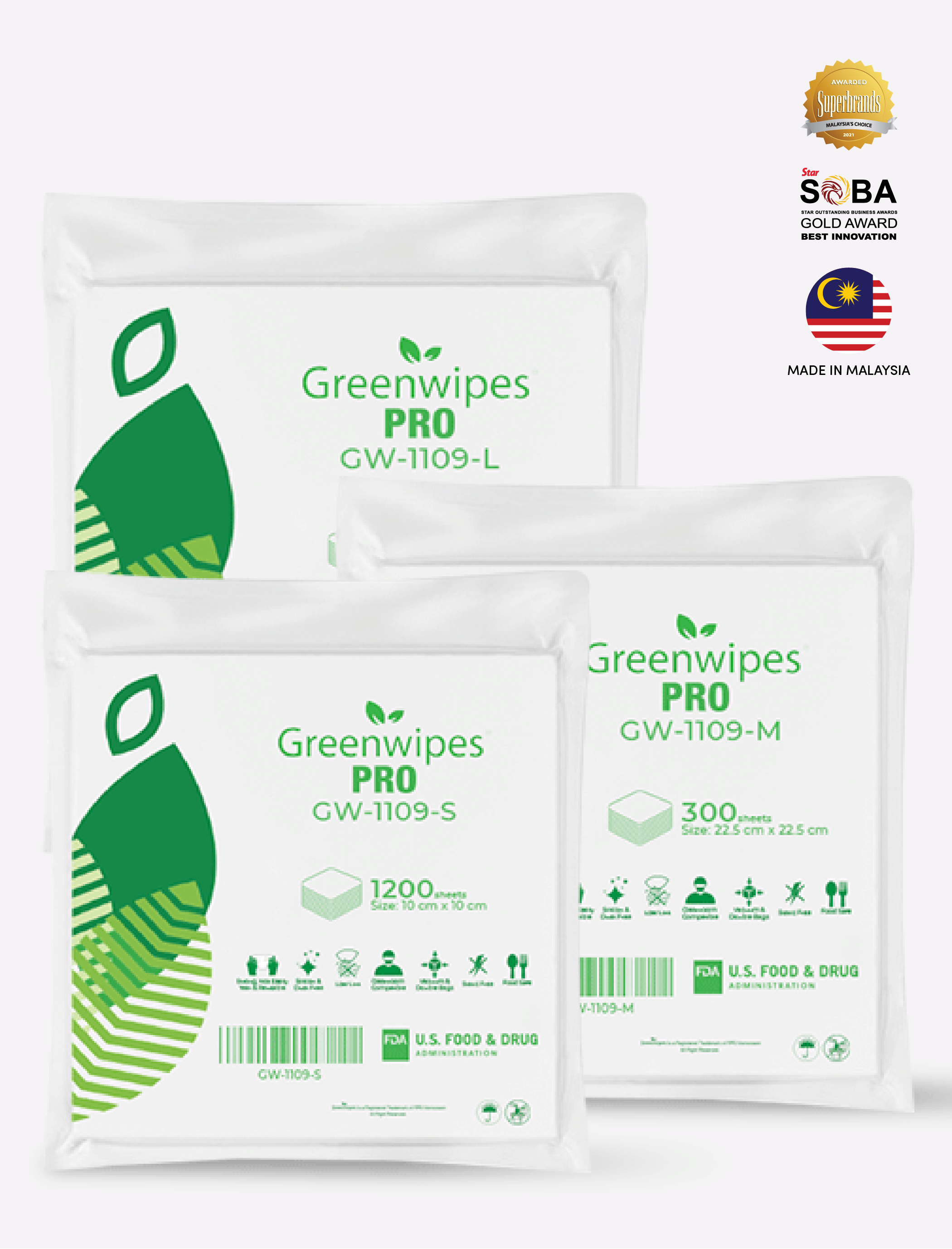 Greenwipes® GW-1109 Cleanroom Wipes - Image 3