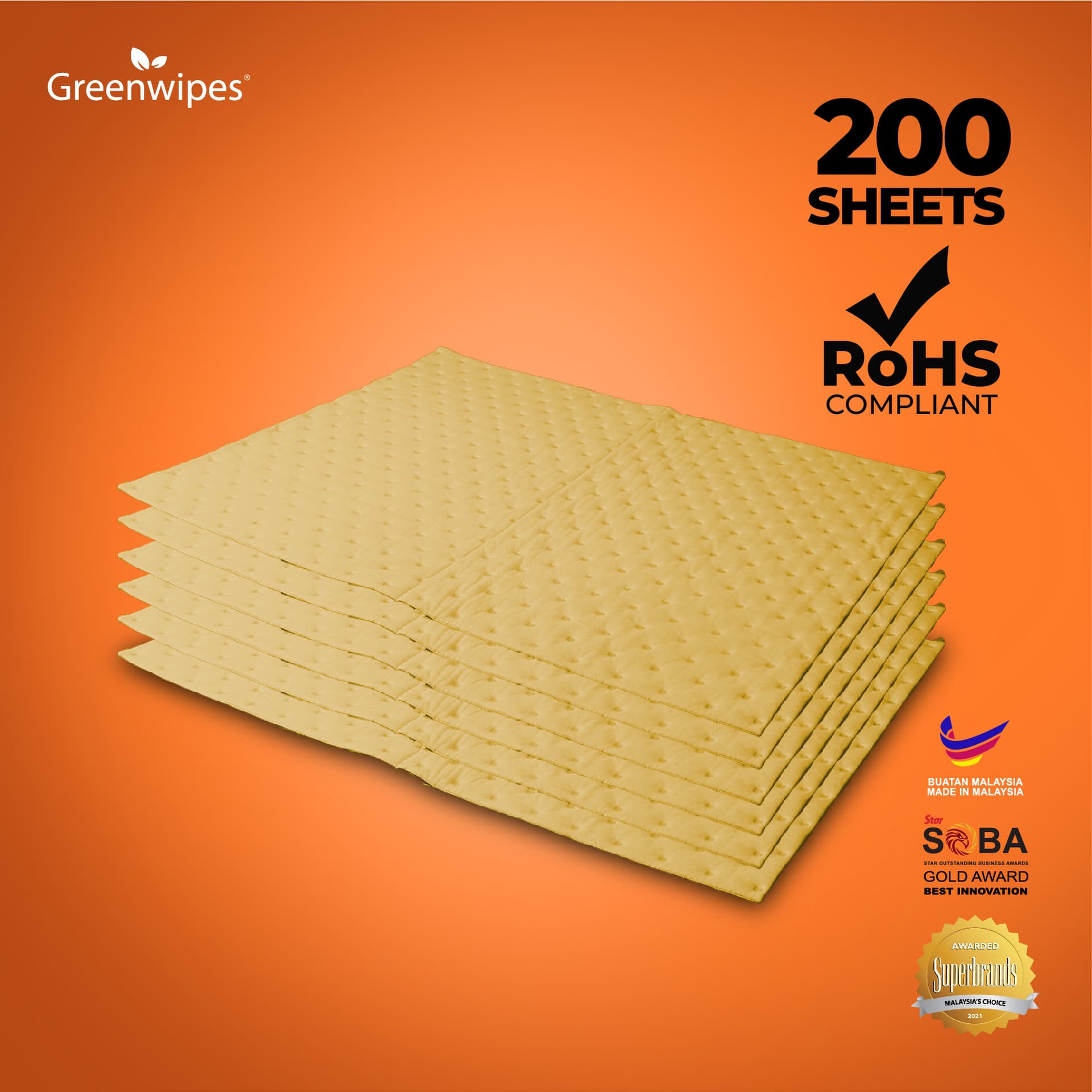 Greenwipes® GP-8000-100 Chemical Spill Control Solution - Image 3