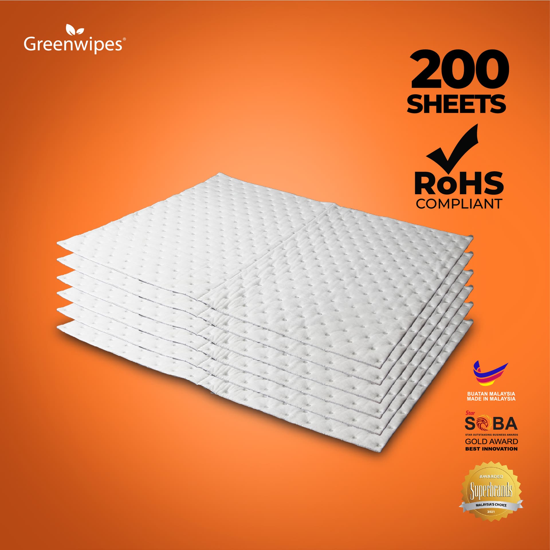 Greenwipes® GP-7000-100 Oil Spill Cleaner - Image 3